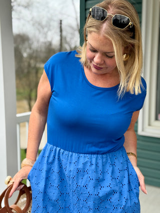 Tangente Primrose Royal Mixed Dress