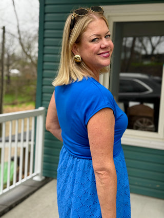 Tangente Primrose Royal Mixed Dress