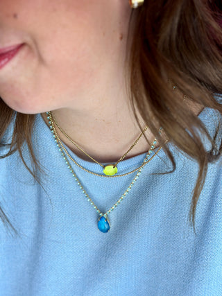 Milli Necklace in Electric Blue