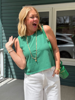 Gentle Fawn Kate Tank in Kelly Green