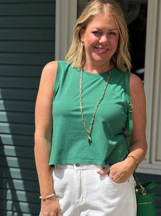 Gentle Fawn Kate Tank in Kelly Green