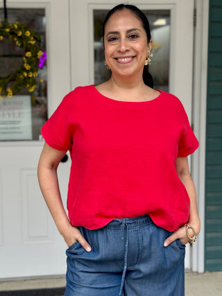 Naïf Joanna Linen Canvas Top