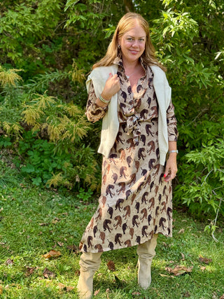 Hilary MacMillan Tiger Blouse