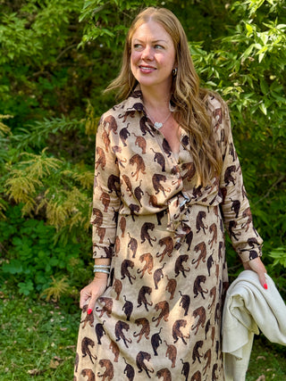 Hilary MacMillan Tiger Blouse