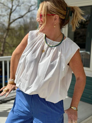 FRNCH Caloggero Crisp White Shirt