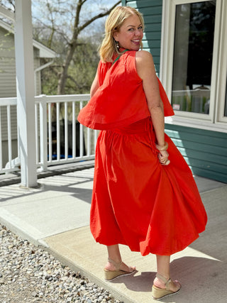 FRNCH Costabile Maxi Balloon Skirt