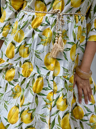 Astrid Molly Lemon Dress