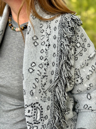 Lyla + Luxe Zoe Fringed Cardi Jacket