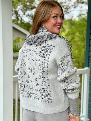 Lyla + Luxe Zoe Fringed Cardi Jacket