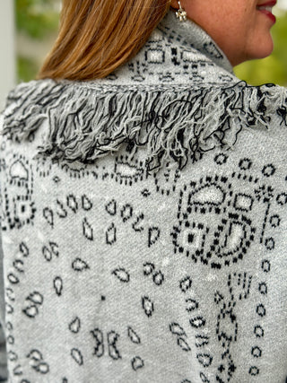 Lyla + Luxe Zoe Fringed Cardi Jacket