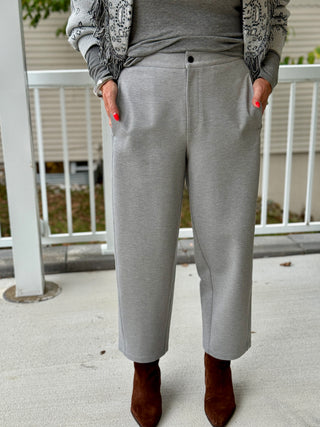 Paper Label Kassia Pant in Melange Grey