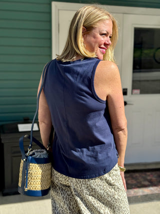Gentle Fawn Gisele Tank in Navy