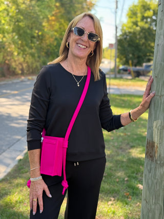 Pure Essence Black Bamboo Sweatshirt