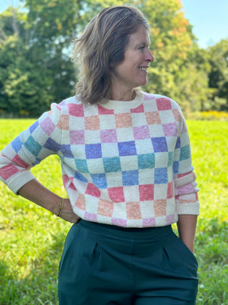 Parkhurst Liliana Checker Sweater