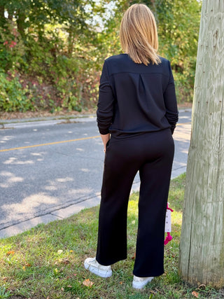 Pure Essence Black Bamboo Sweatshirt