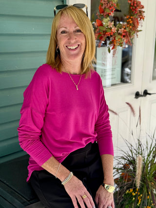 Pure Essence Fuschia Tee