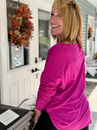 Pure Essence Fuschia Tee