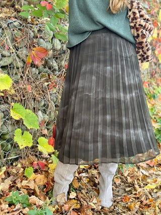 Chlo by Cokluch Khaki Mist Skirt