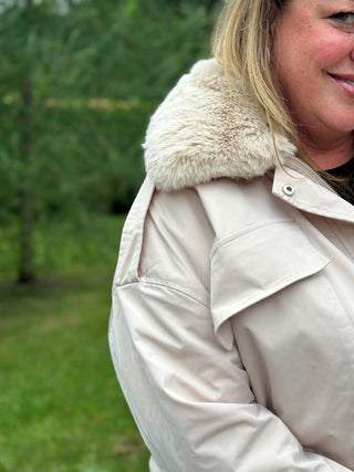 Astrid Taylor Cream Bomber