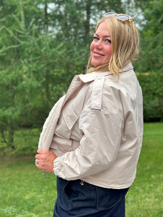 Astrid Taylor Cream Bomber