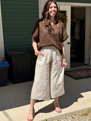 Naïf Domi Pants in Oat