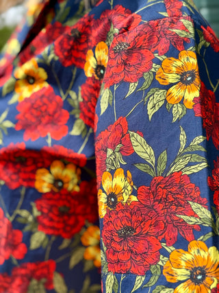 Poplin & Co Wild Peonies Shirt
