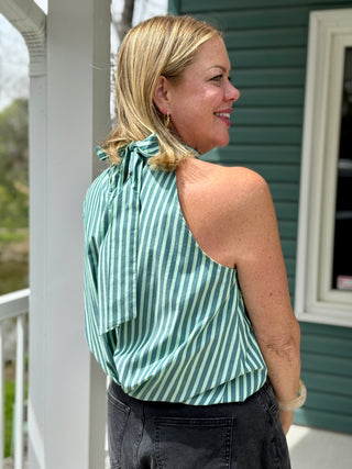 FRNCH Crescenzo Bow Back Top