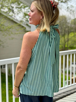 FRNCH Crescenzo Bow Back Top