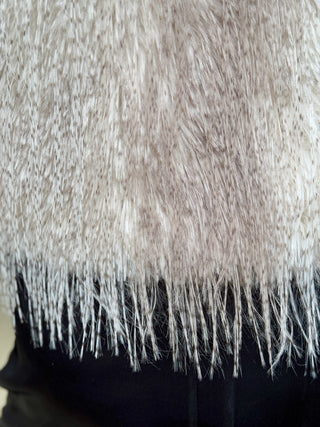 Freed The Anna Coat in Cream Ostrich