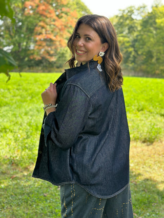 Yoga Denim Jean Shirt