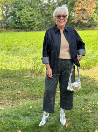 Yoga Denim Jean Shirt