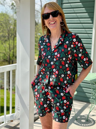 Poplin & Co. Strawberry Fields Shirt