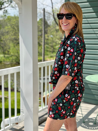 Poplin & Co. Strawberry Fields Shirt