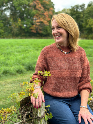 Gentle Fawn Rosetta Sweater in Cinnamon