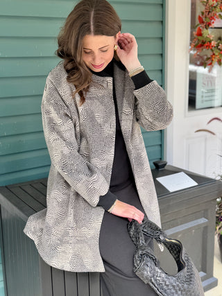 Allison Wonderland Dizzy Houndstooth Coat