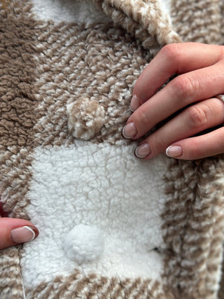 Hilary MacMillan Fluffy Blanket Coat