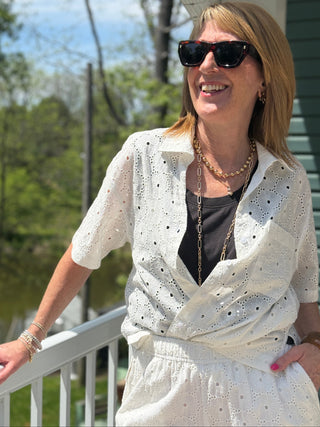 Gentle Fawn Louisa Eyelet Shirt