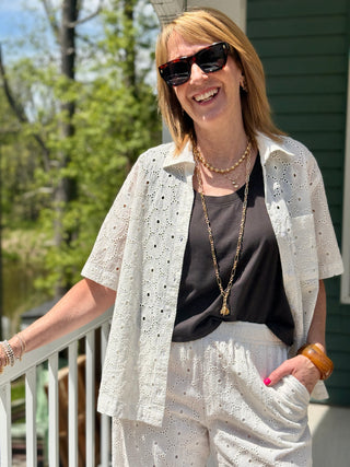 Gentle Fawn Louisa Eyelet Shirt