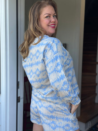 Astrid Lazy Day Short in Blue Dream