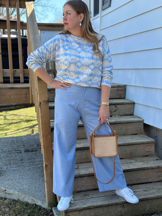 Dagg & Stacey Ice Blue Cranston Pant