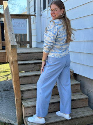 Astrid Lazy Day Top in Blue Dream