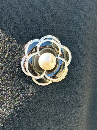 Lyla + Luxe Black Hair Clip/ Brooch