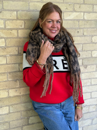 Lyla + Luxe Leopard Scarf