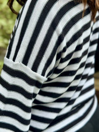 Naïf Lainey Cotton Cashmere Stripe Sweater