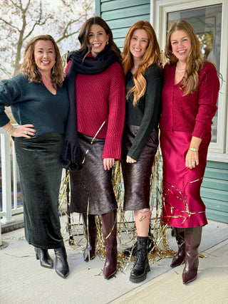 Gentle Fawn Astra Dress in Crimson