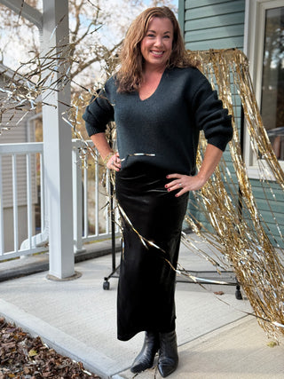 Gentle Fawn Wintergreen Dahlia Velvet Skirt