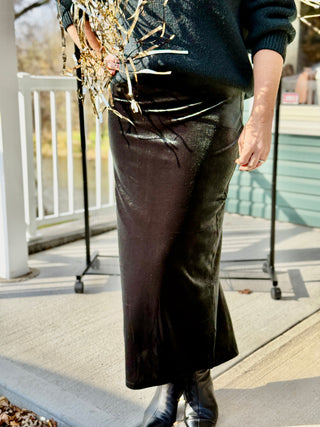 Gentle Fawn Wintergreen Dahlia Velvet Skirt