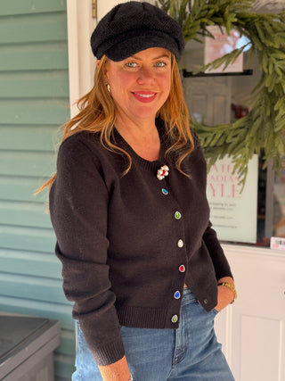 Lyla + Luxe Jude Crystal Cardigan