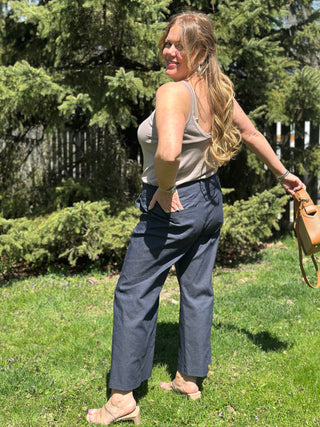 Beddome Stretch Denim Mid-Rise Wide Stretch Jean