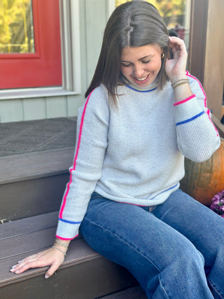 Hatley Raglan Pullover in Pale Snow